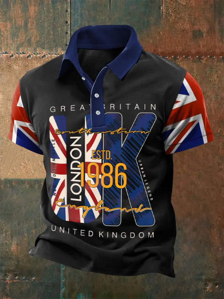 Men’s Great Britain UK polo shirts Blue / S