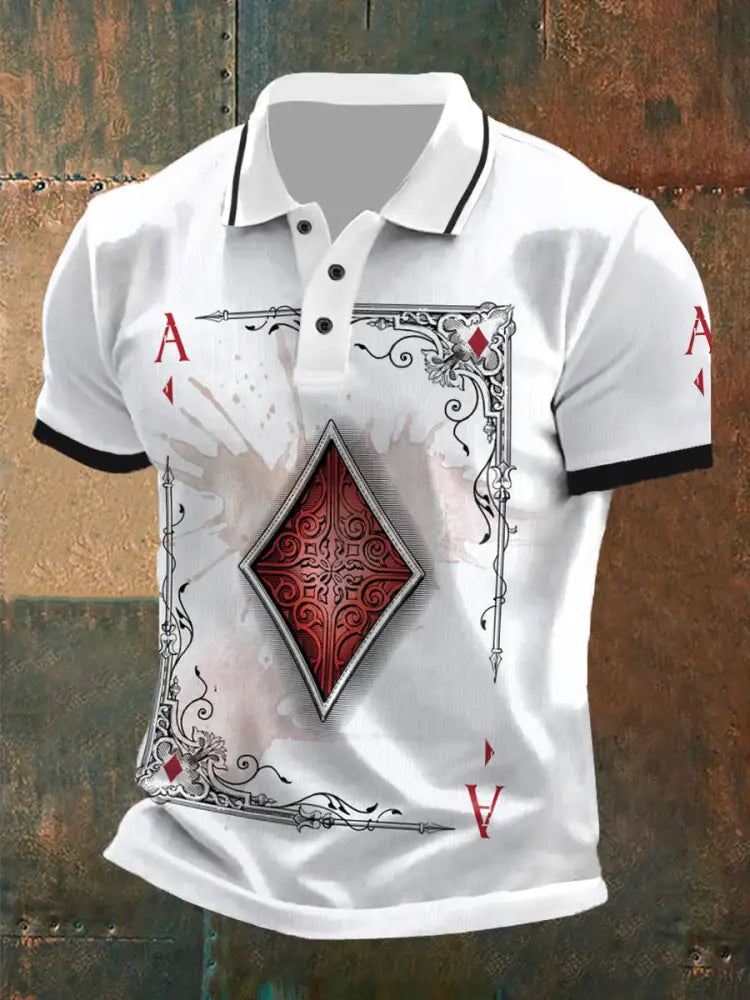 Men’s Texas Hold’em Diamond A tops Black / S