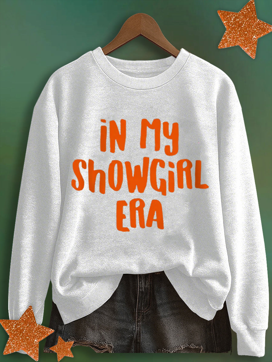 Women's In My Showgirl Era Print Sweatshirt