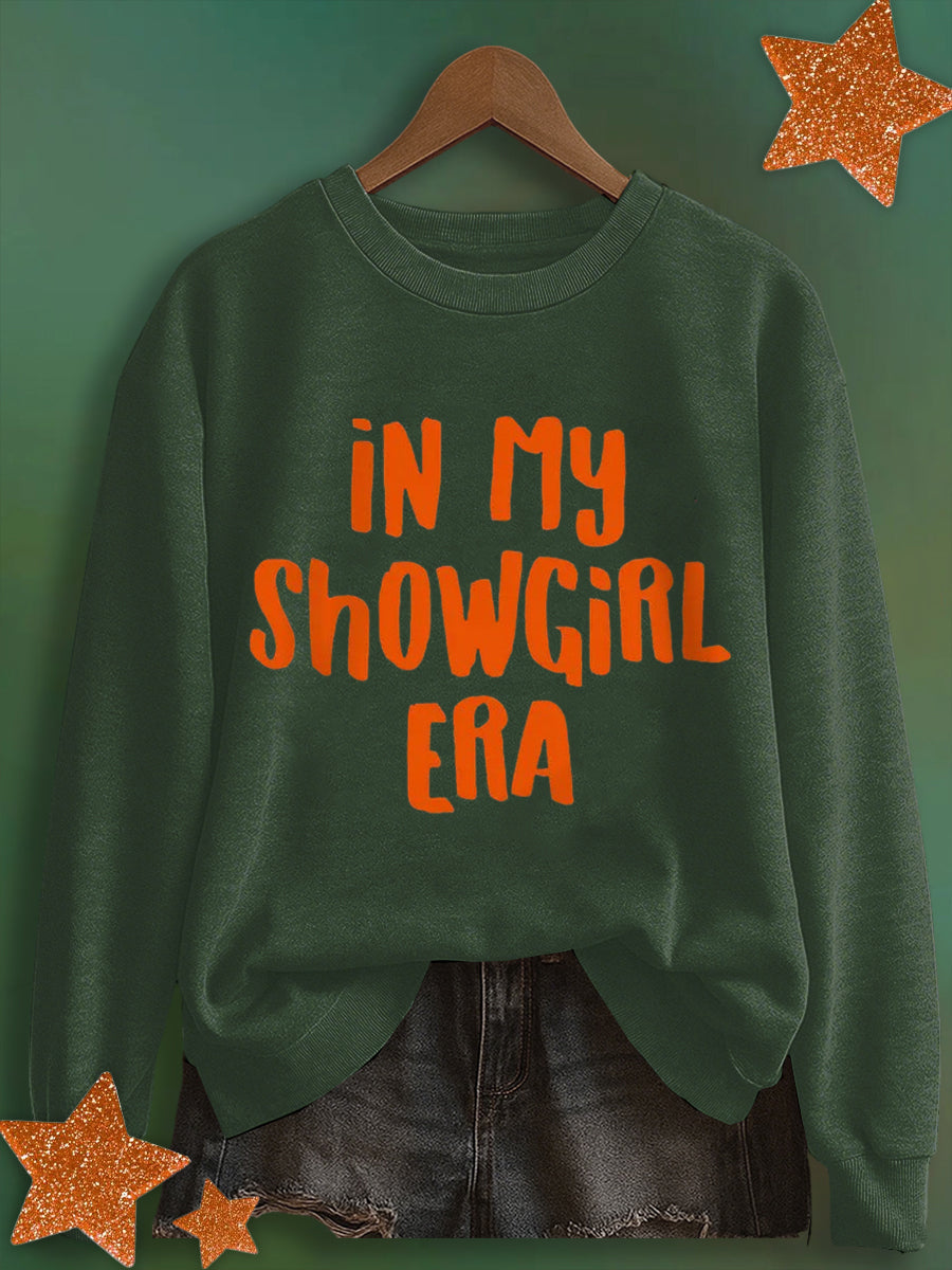 Women's In My Showgirl Era Print Sweatshirt