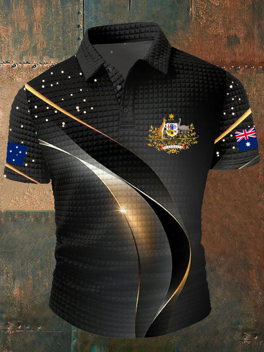 Men's Australian Business Style short sleeve shirt