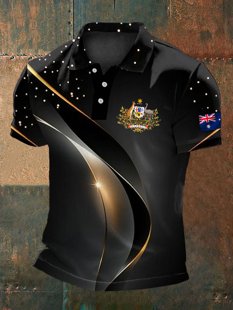 Men's Australian Business Style short sleeve shirt