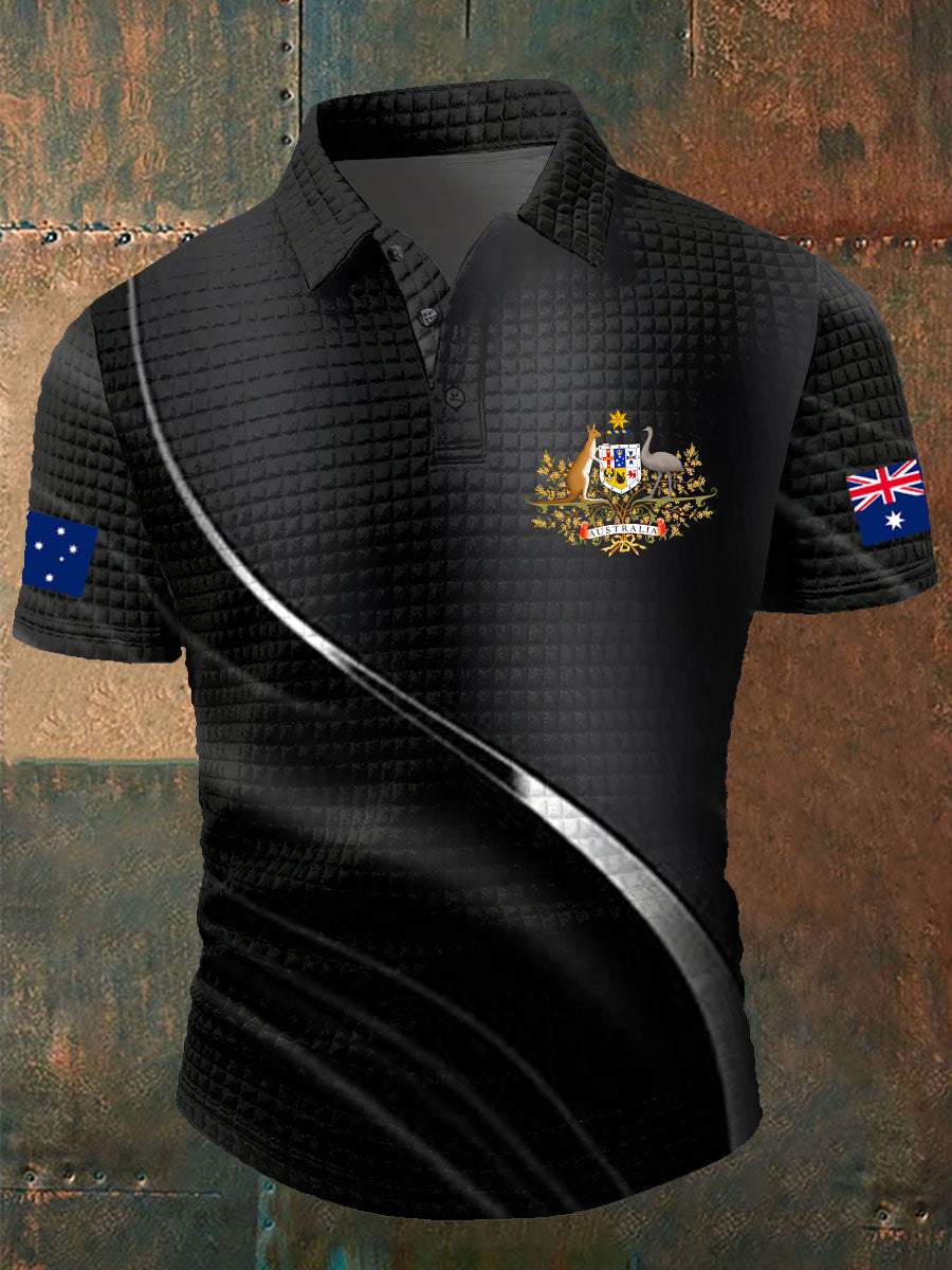 Men's Australian Business Style short sleeve shirt