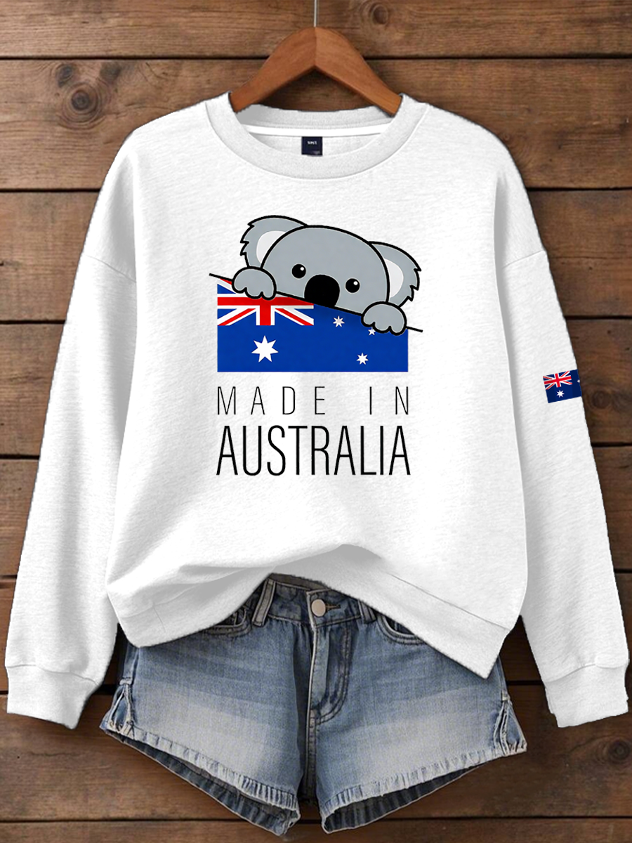 Women's Australia Koala Printed Regular Sweatshirt