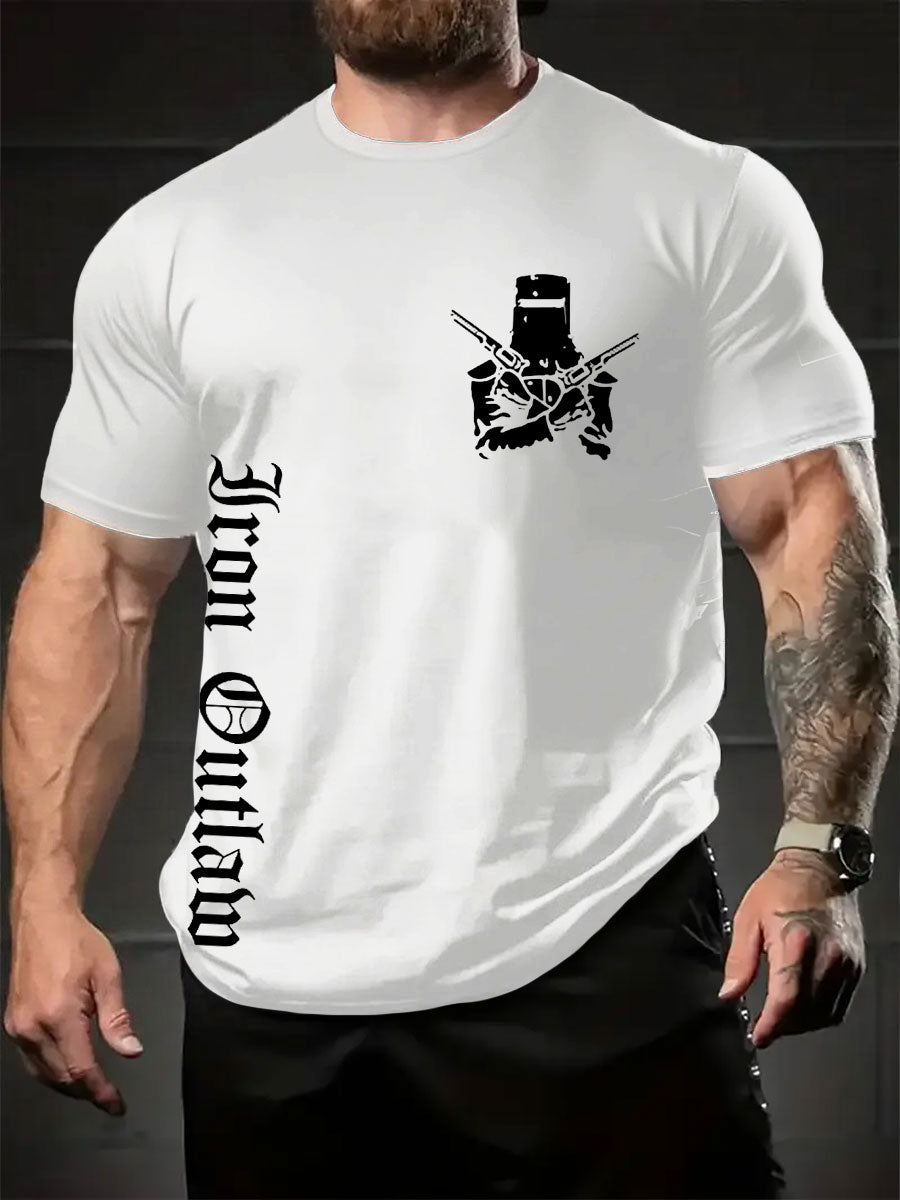 Men's AU Aussie Outlaw Printed T-shirt