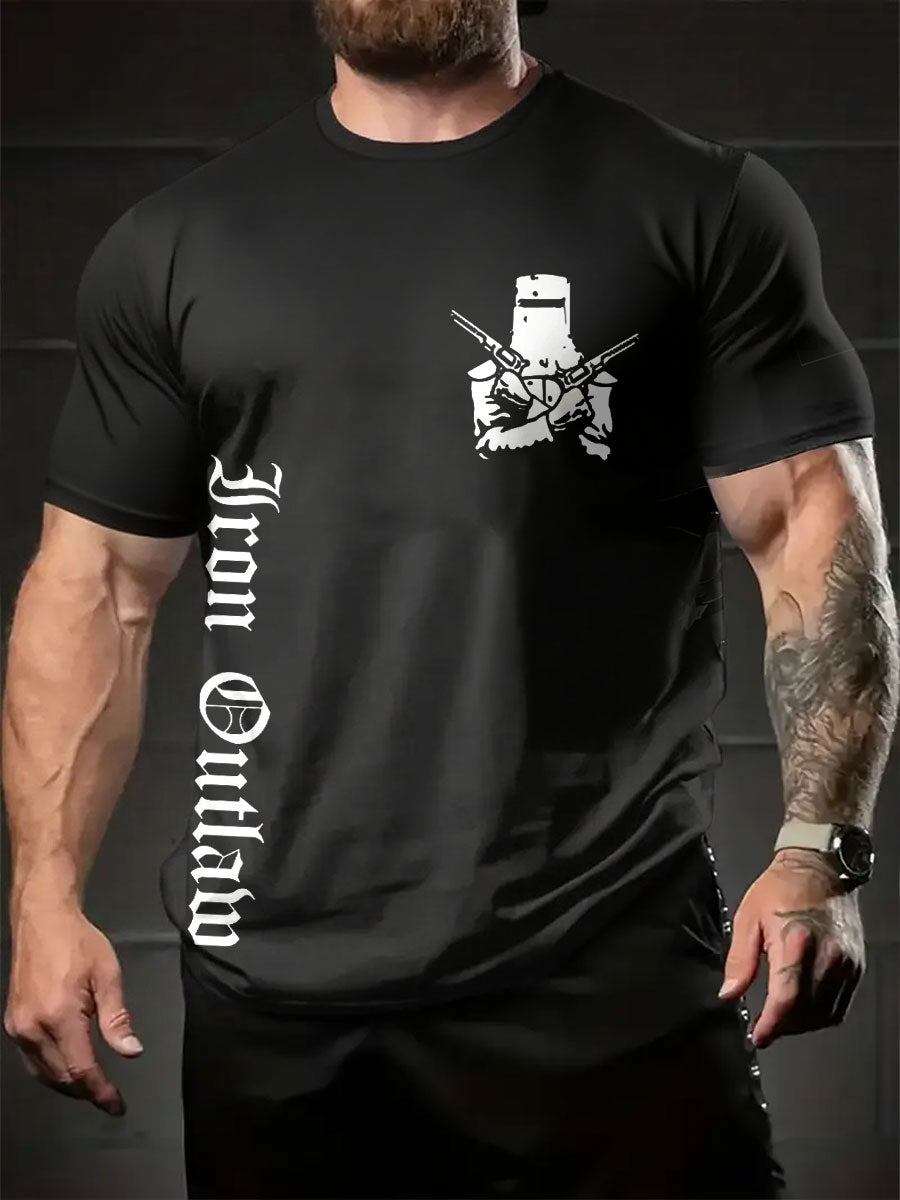 Men's AU Aussie Outlaw Printed T-shirt