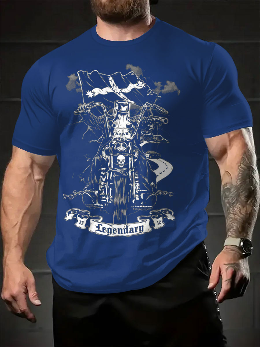 Men's AU Aussie Outlaw Printed T-shirt