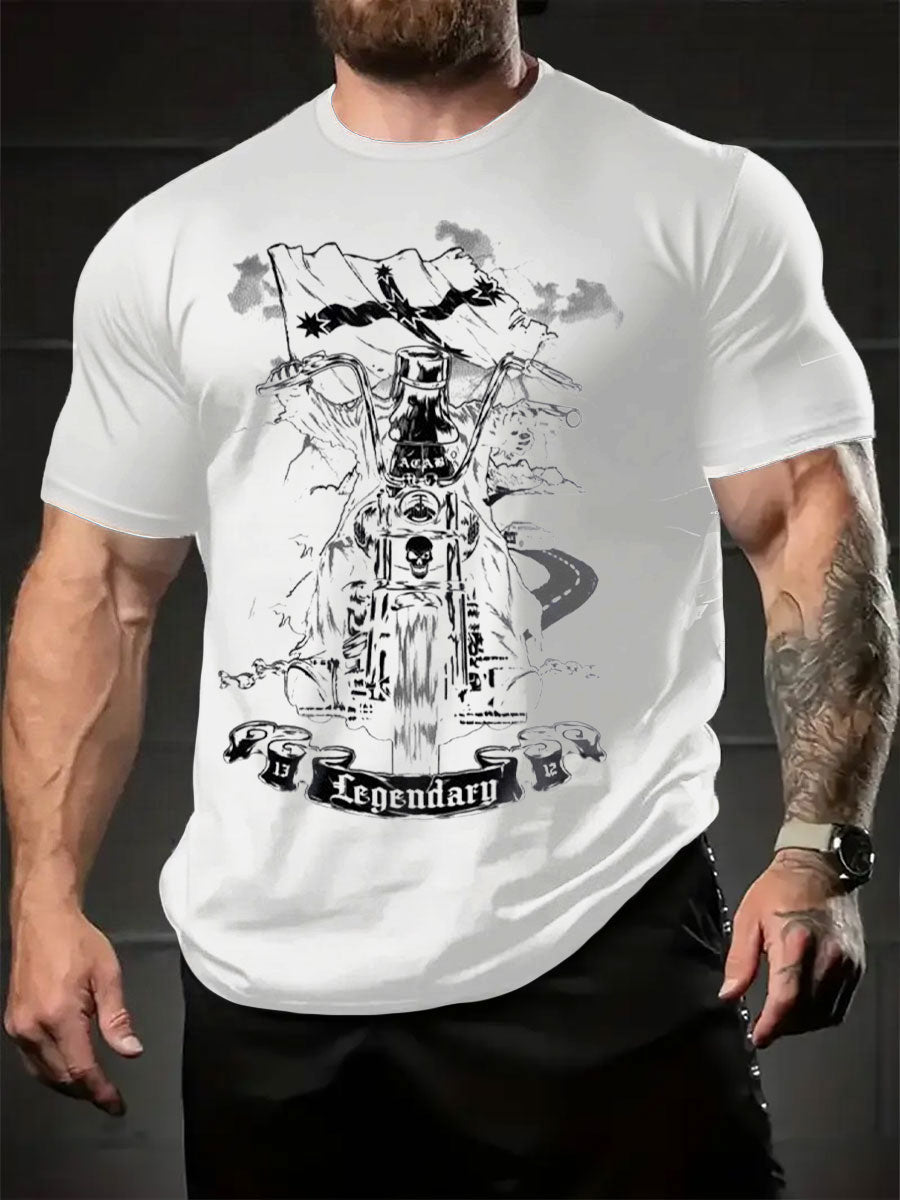Men's AU Aussie Outlaw Printed T-shirt