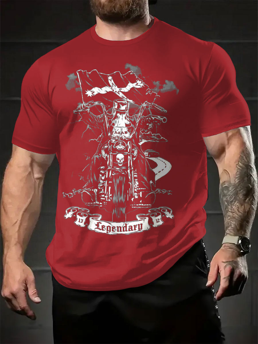 Men's AU Aussie Outlaw Printed T-shirt