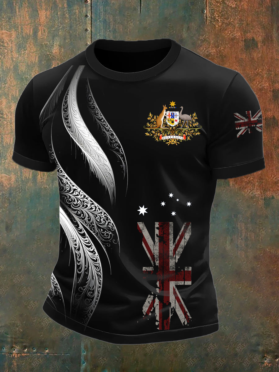 Men's Retro Australia Casual T-Shirt