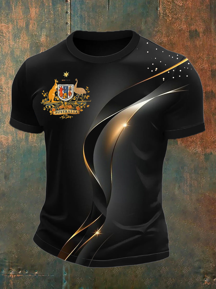 Men's Retro Australia Casual T-Shirt