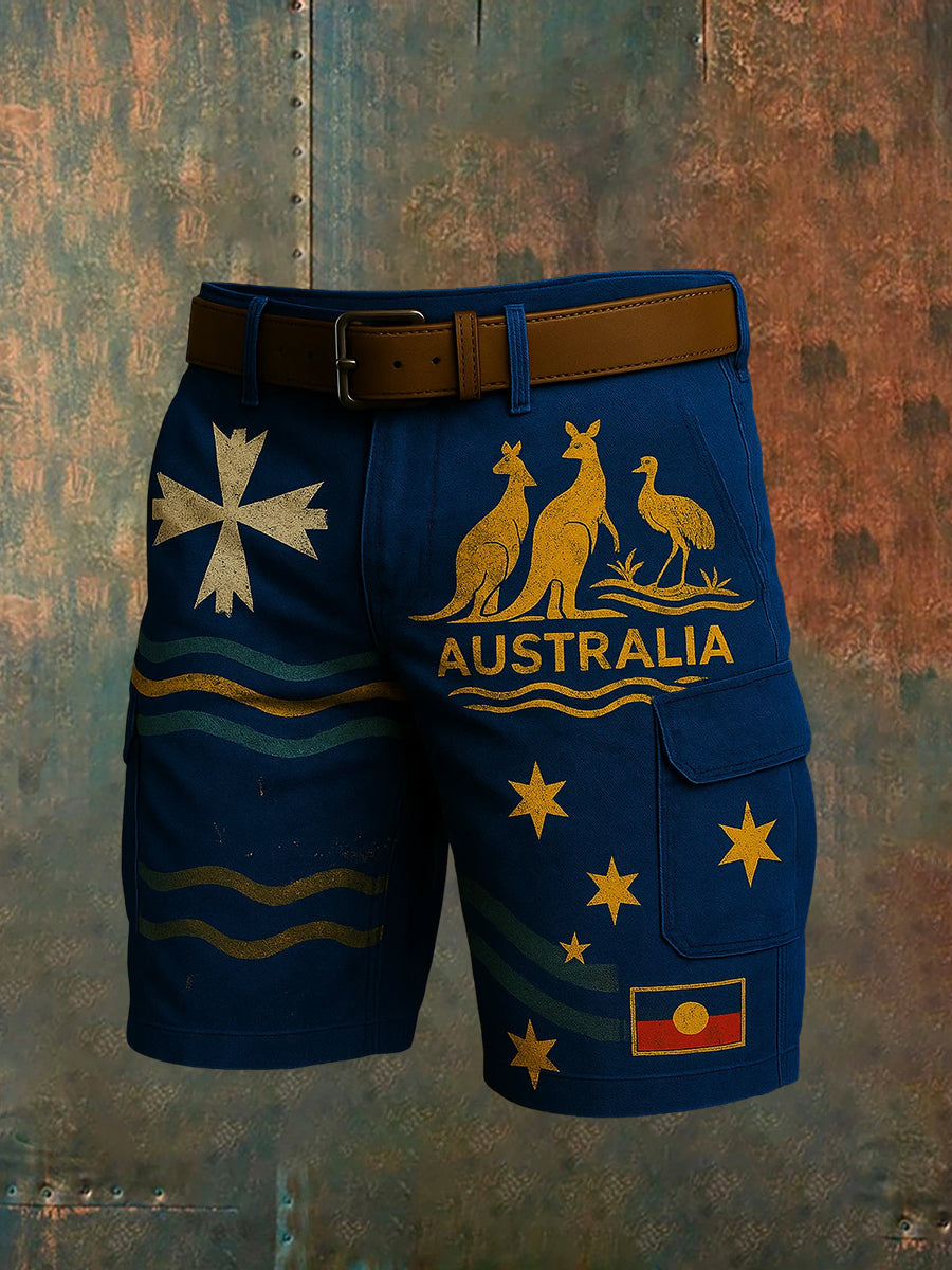 Men's Vintage Australian Casual Shorts