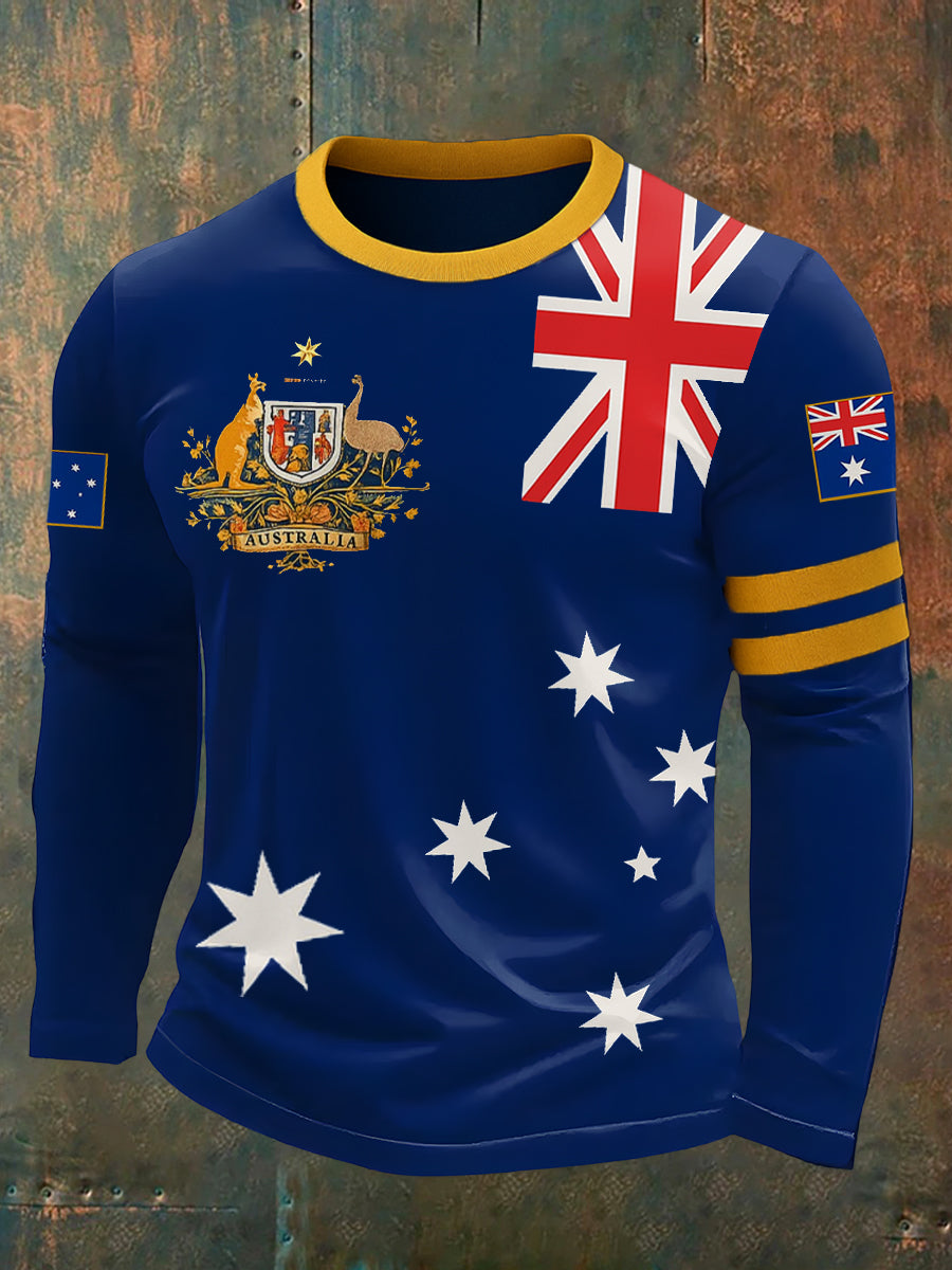 Men's Retro Australia Casual T-Shirt