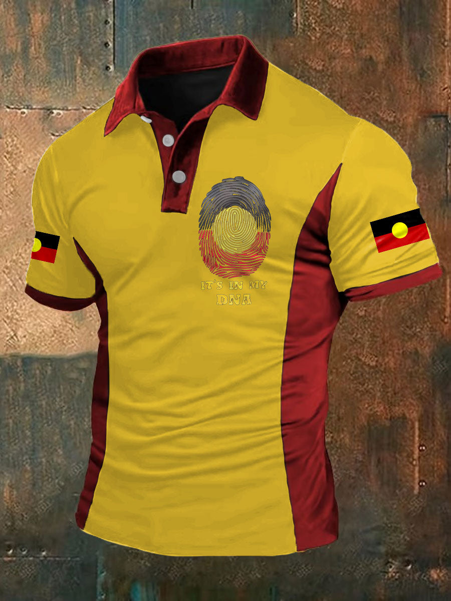 Men's Australian Aboriginal Cultures Printed Xasual Tops