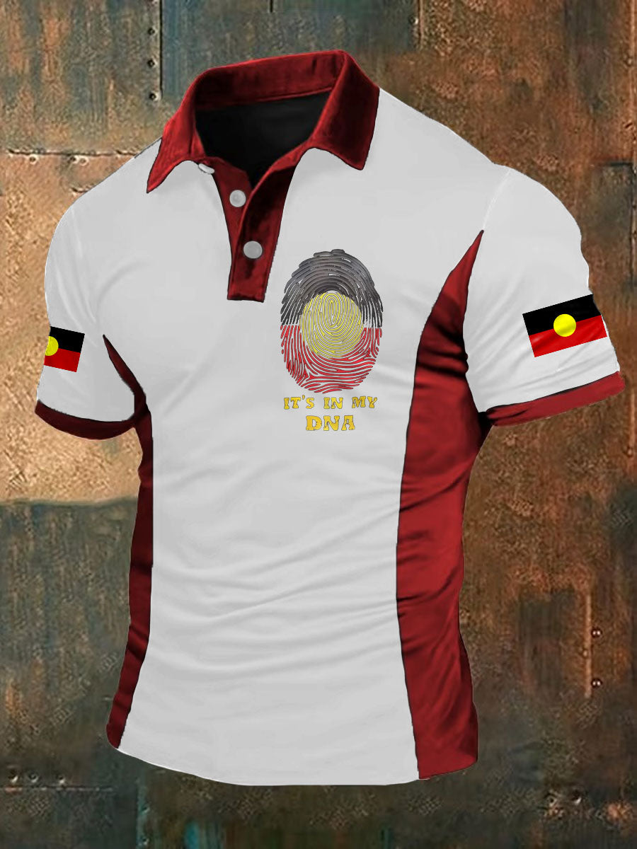 Men's Australian Aboriginal Cultures Printed Xasual Tops