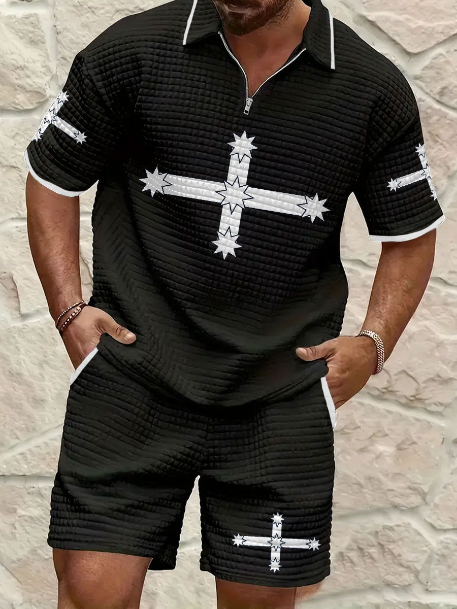 Men's AU Eureka Flag Printed Suit