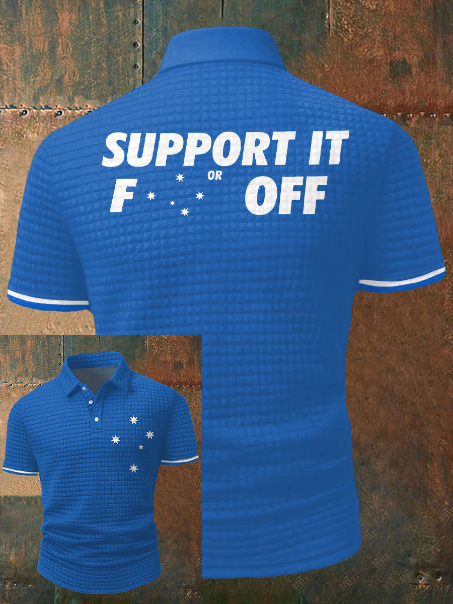 Men's Eureka Flag Aussie Printed Casual Tops