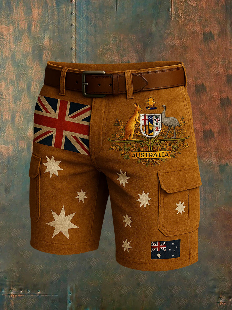 Men's Vintage Australian Casual Shorts
