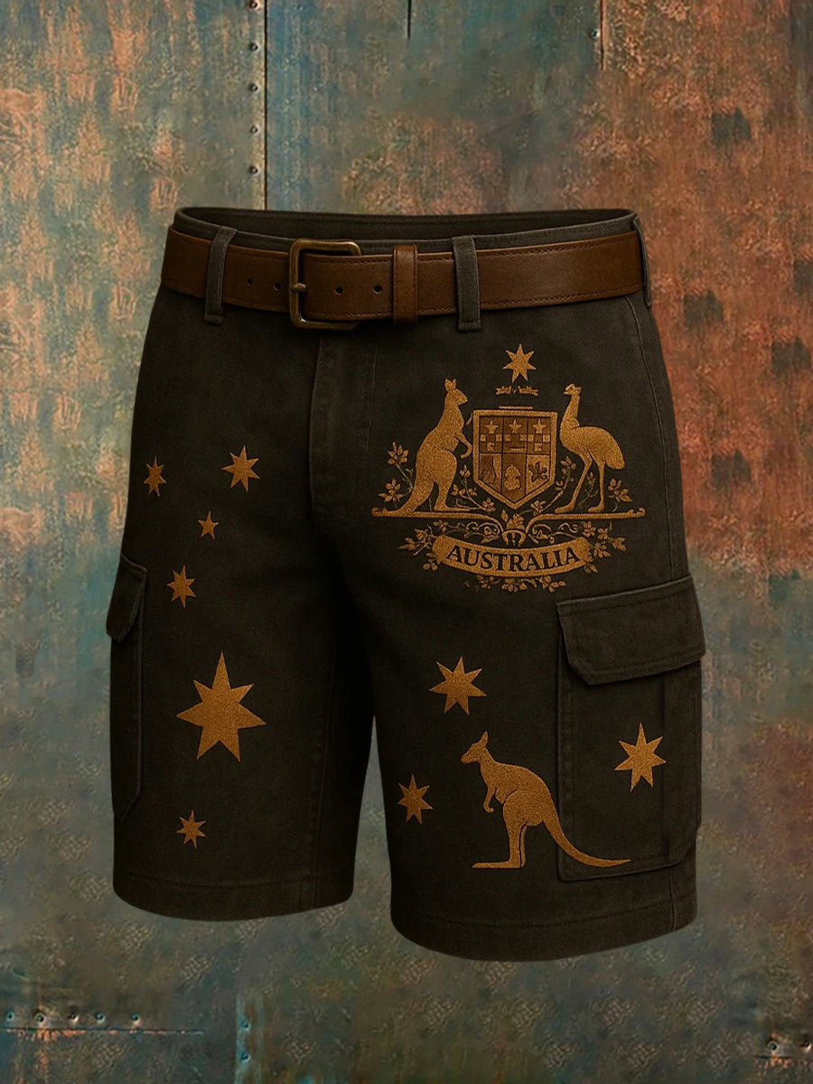 Men's Vintage Australian Casual Shorts