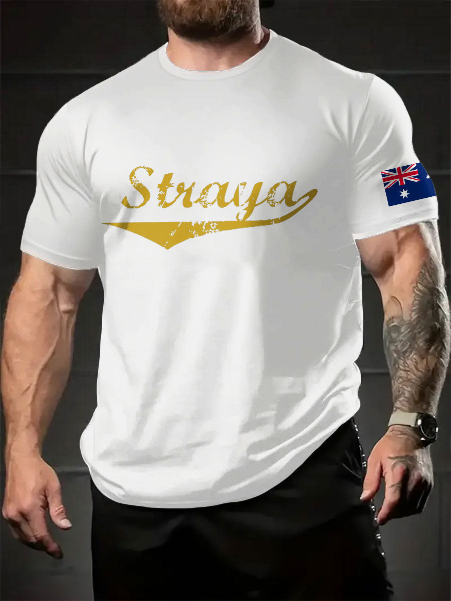 Men's Aussie Straya Printed T-shirt