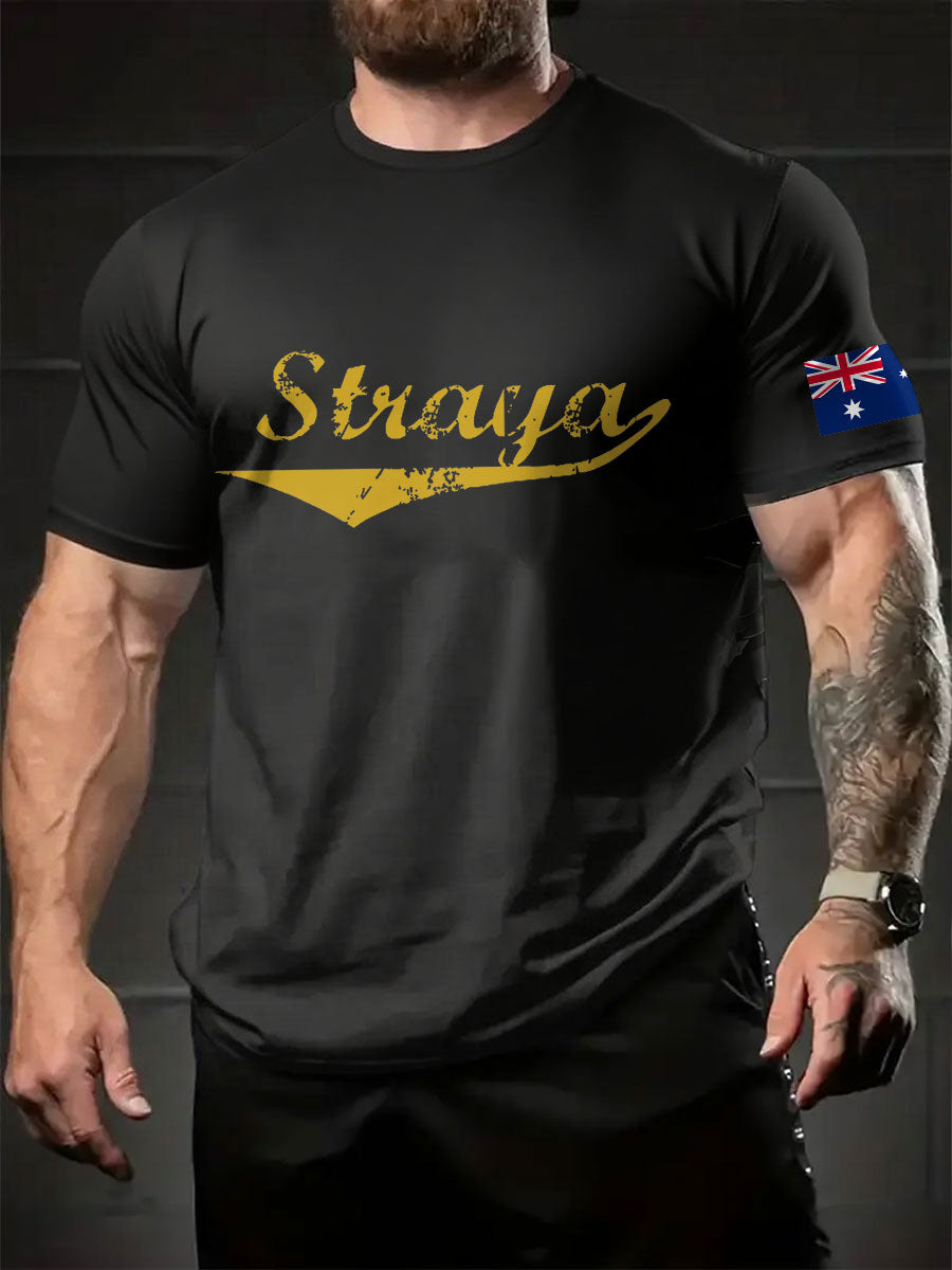 Men's Aussie Straya Printed T-shirt