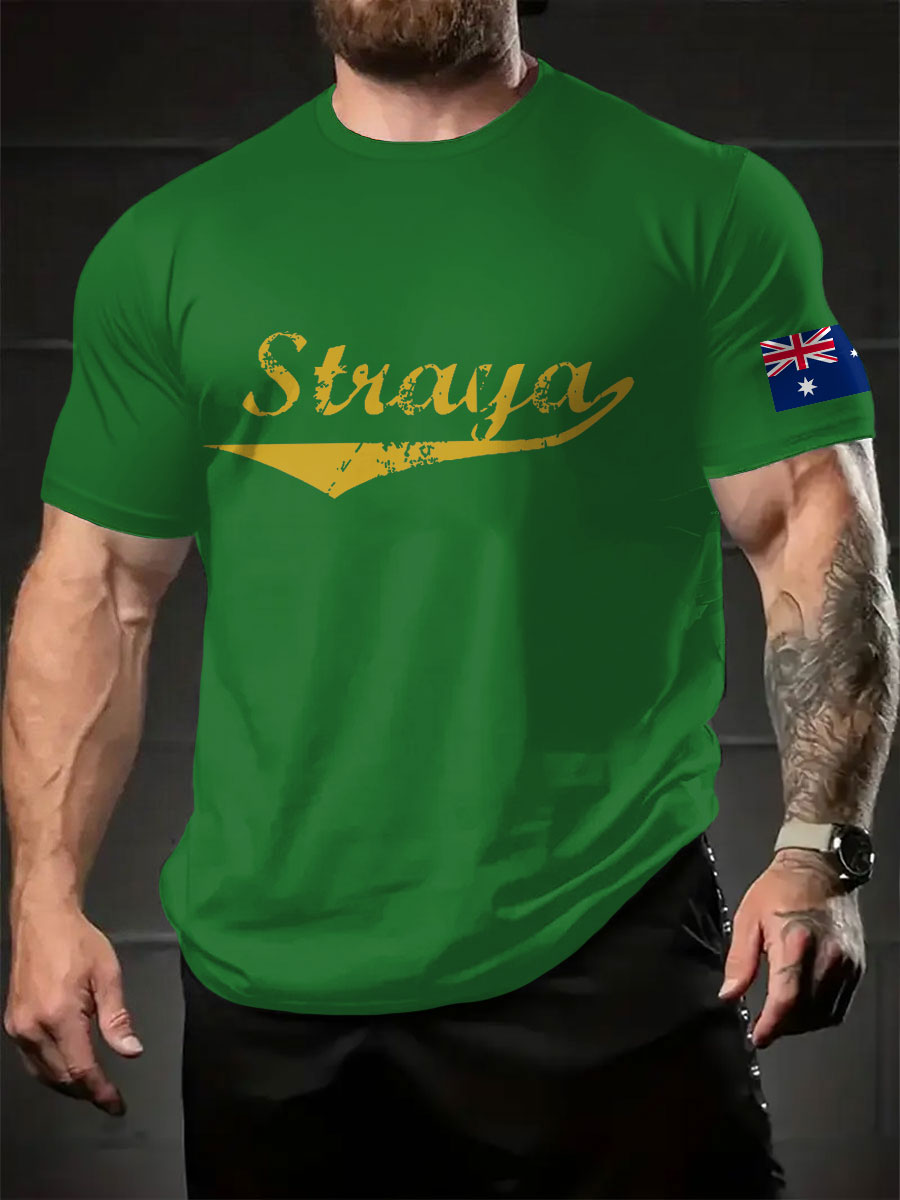 Men's Aussie Straya Printed T-shirt