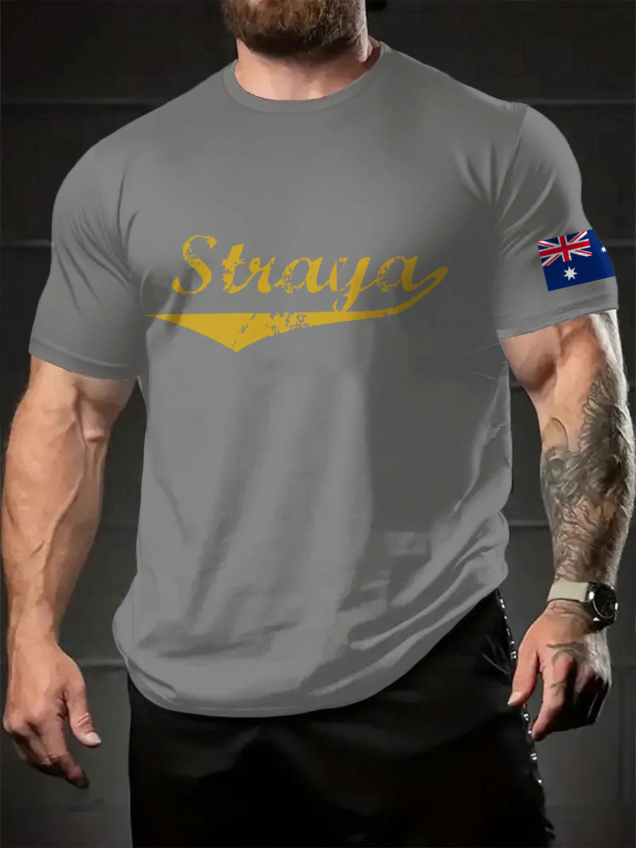 Men's Aussie Straya Printed T-shirt
