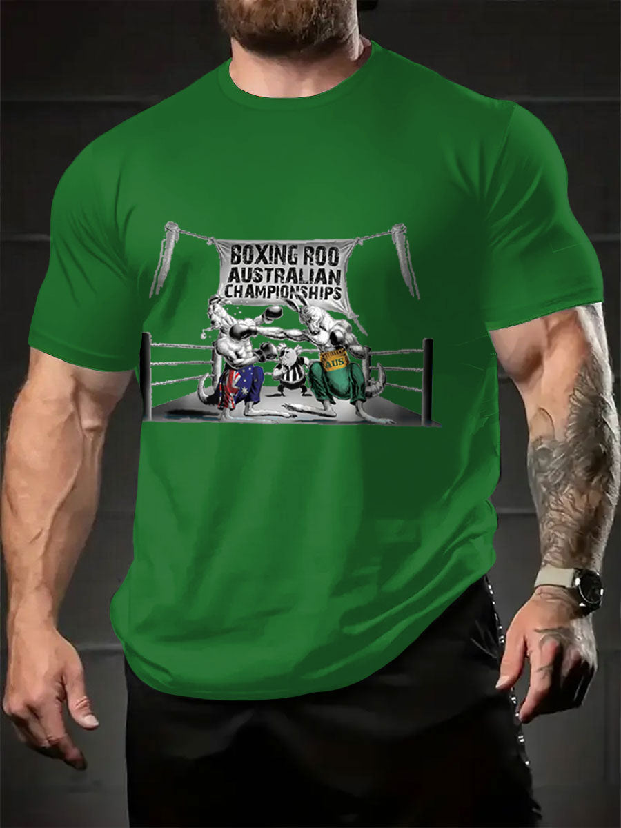 Men's Aussie Funny Printed T-shirt