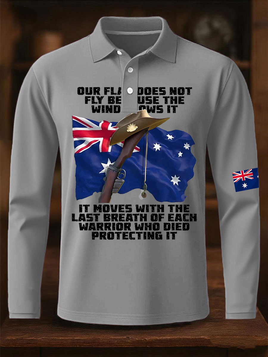 Men's Australia Veteran long sleeve shirt