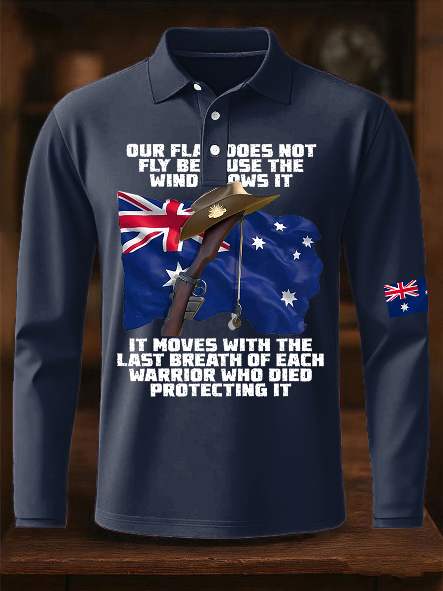 Men's Australia Veteran long sleeve shirt