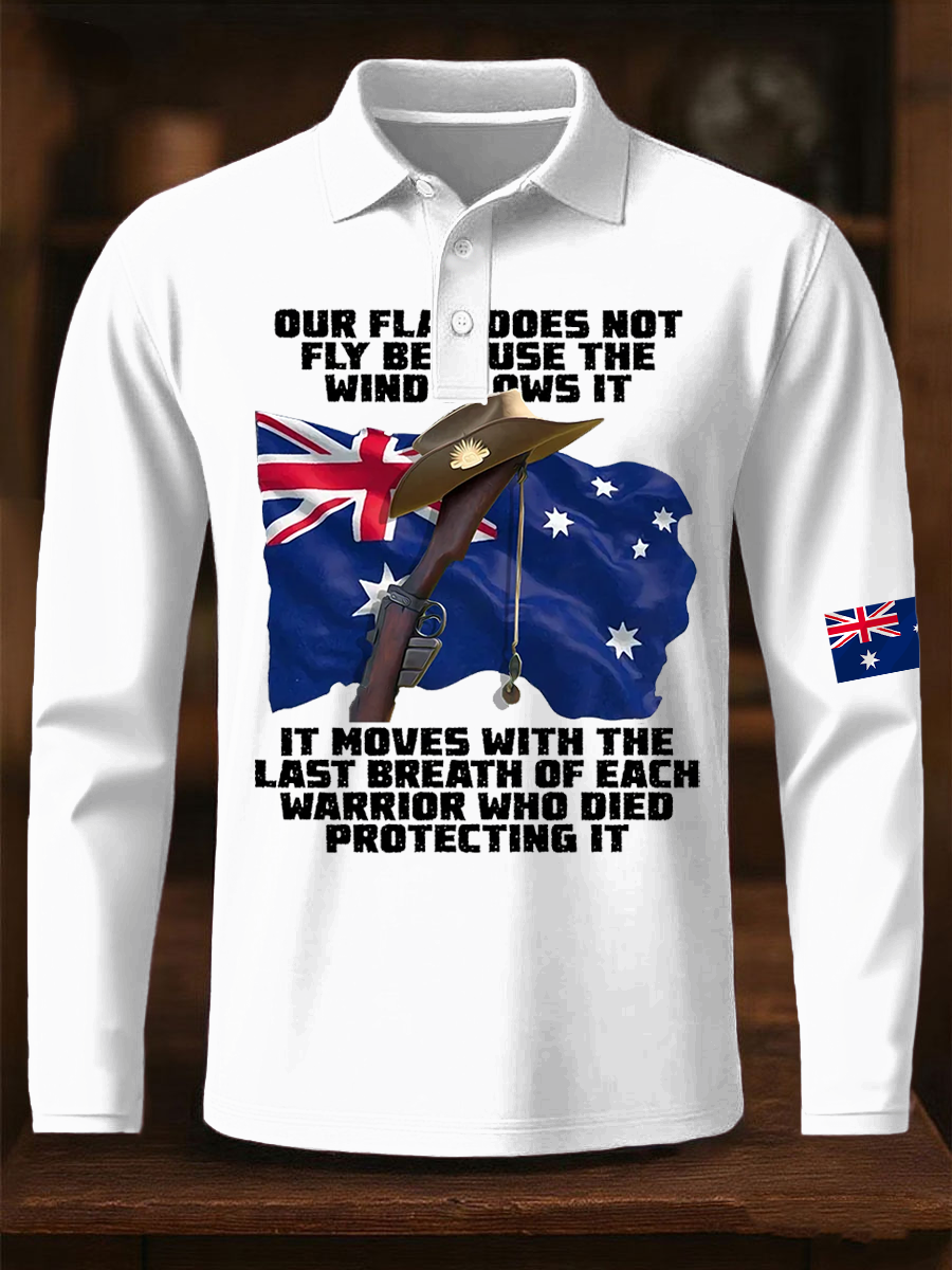Men's Australia Veteran long sleeve shirt