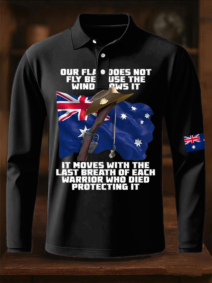 Men's Australia Veteran long sleeve shirt