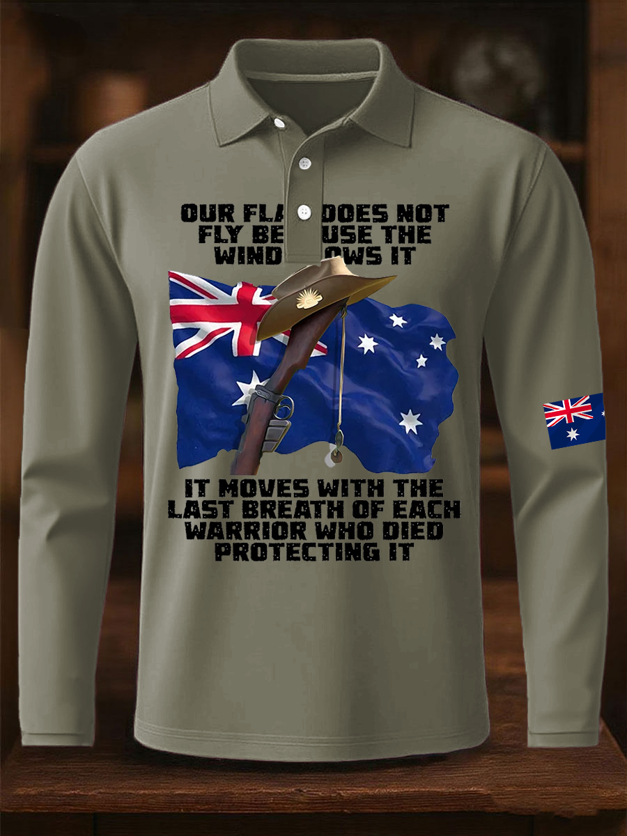 Men's Australia Veteran long sleeve shirt