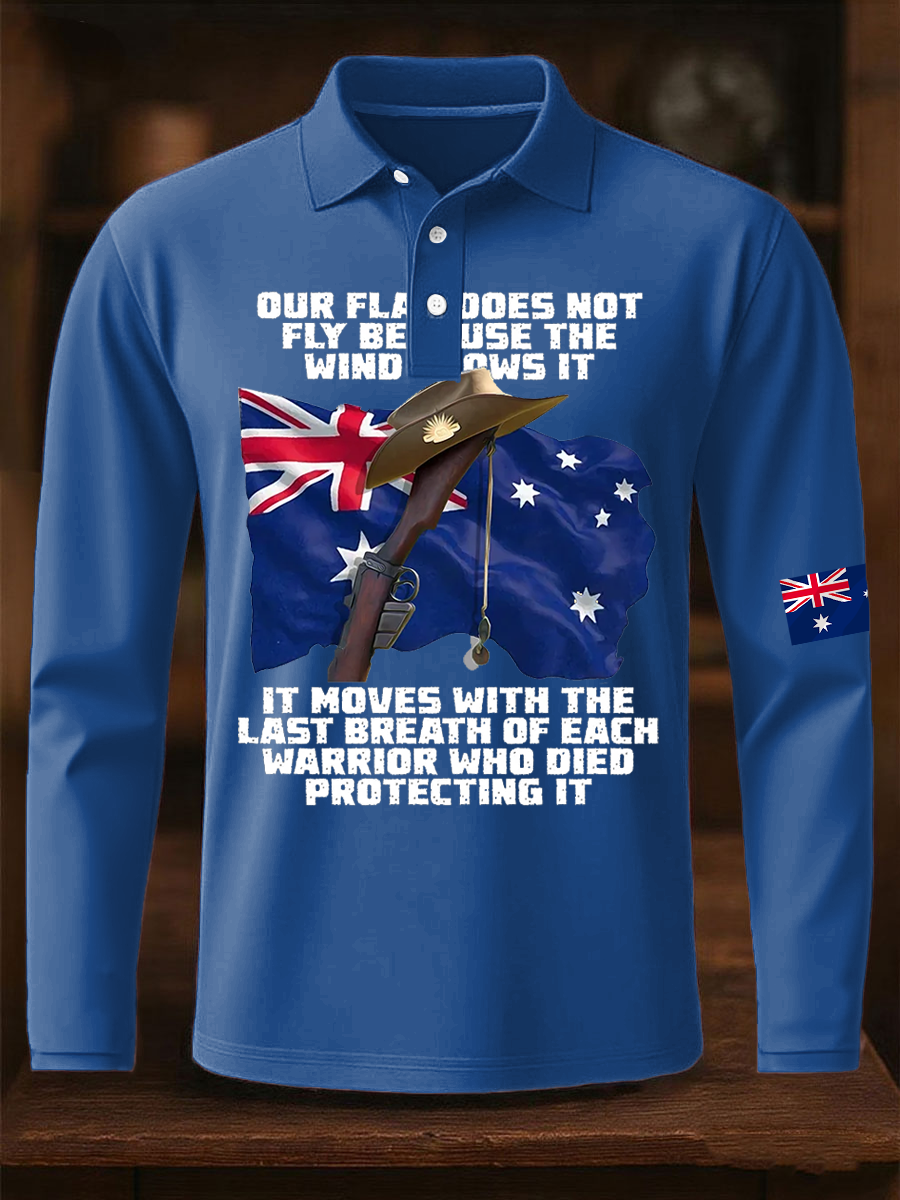 Men's Australia Veteran long sleeve shirt