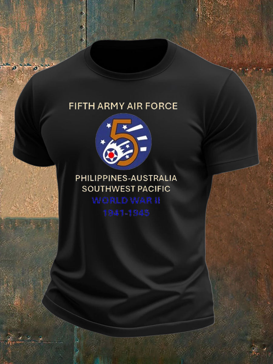 Men's Philippines Australia Veteran imitation cotton short-sleeved T-shirt
