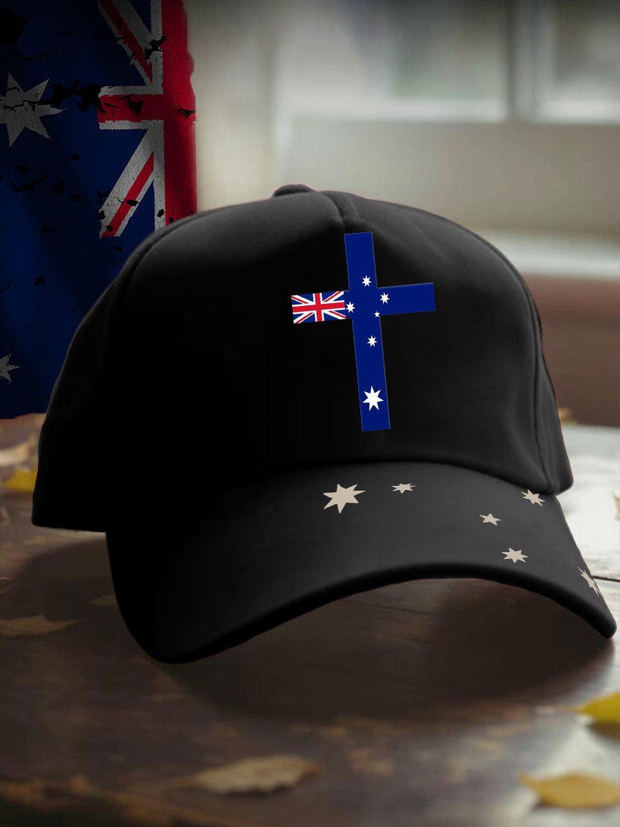 Unisex AU Flag Printed Hat