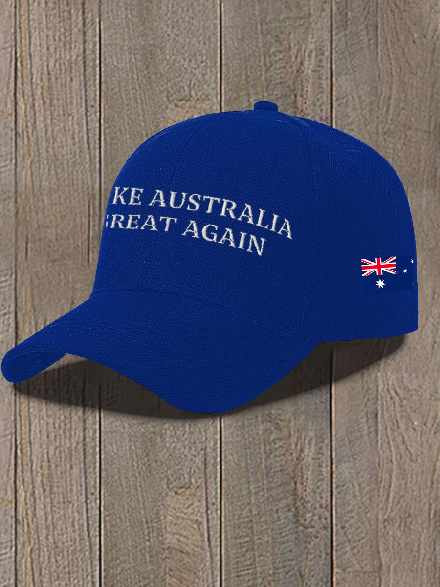 Unisex Make Australia Great Again Print Hat