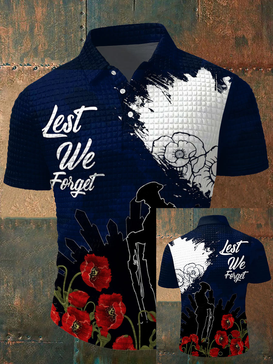 Men's Veteran Printed Casual Tops