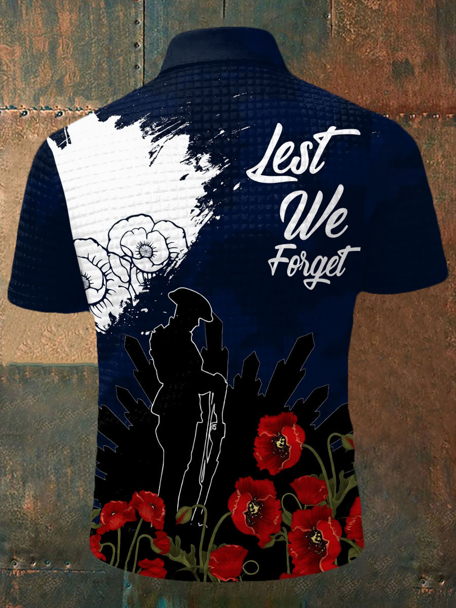 Men's Veteran Printed Casual Tops
