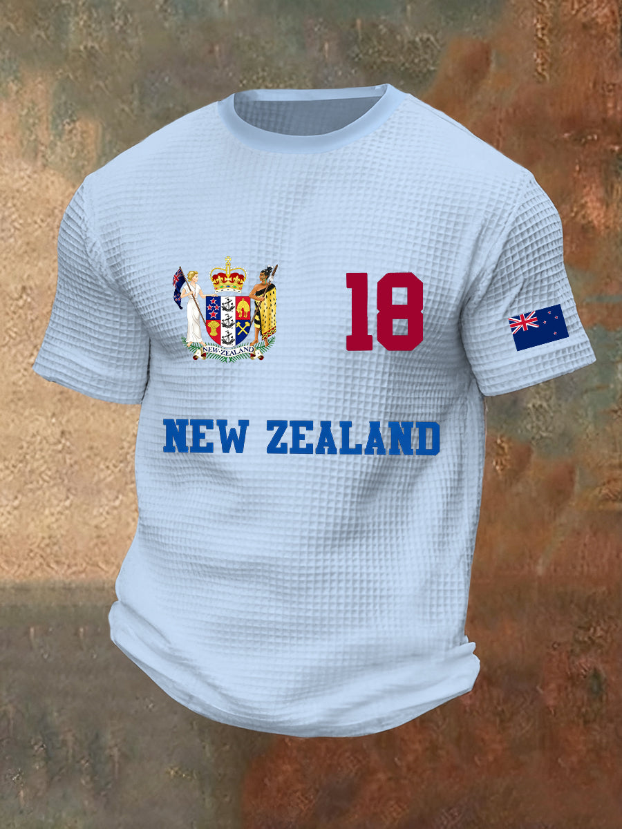 Men's Casual Loose-Fit Crew Neck Short Sleeve