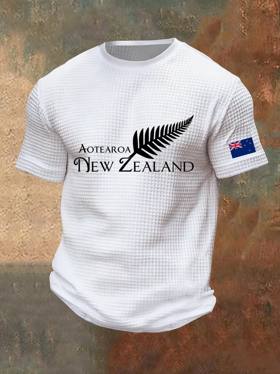 Men's Casual Loose-Fit Crew Neck Short Sleeve