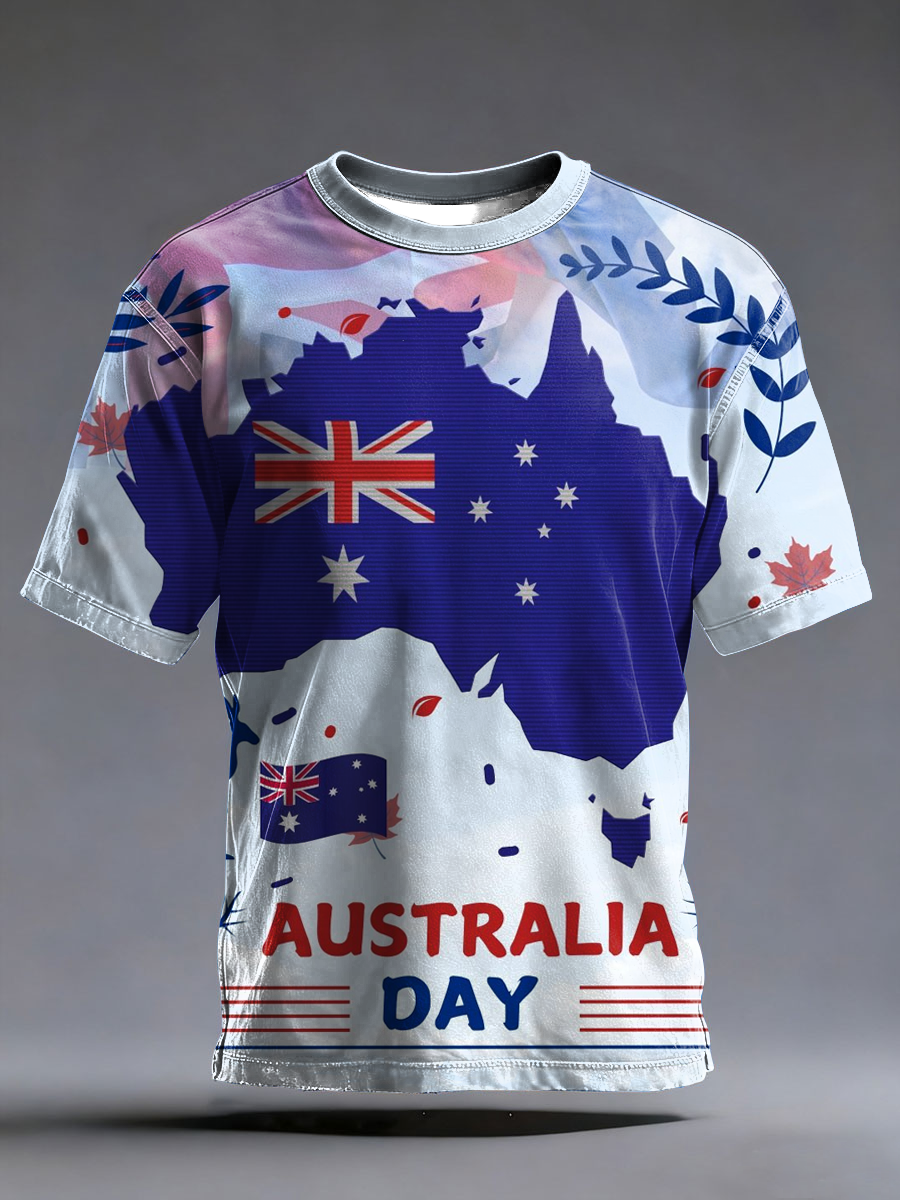 Men's Australia Day short sleeves t-shirt