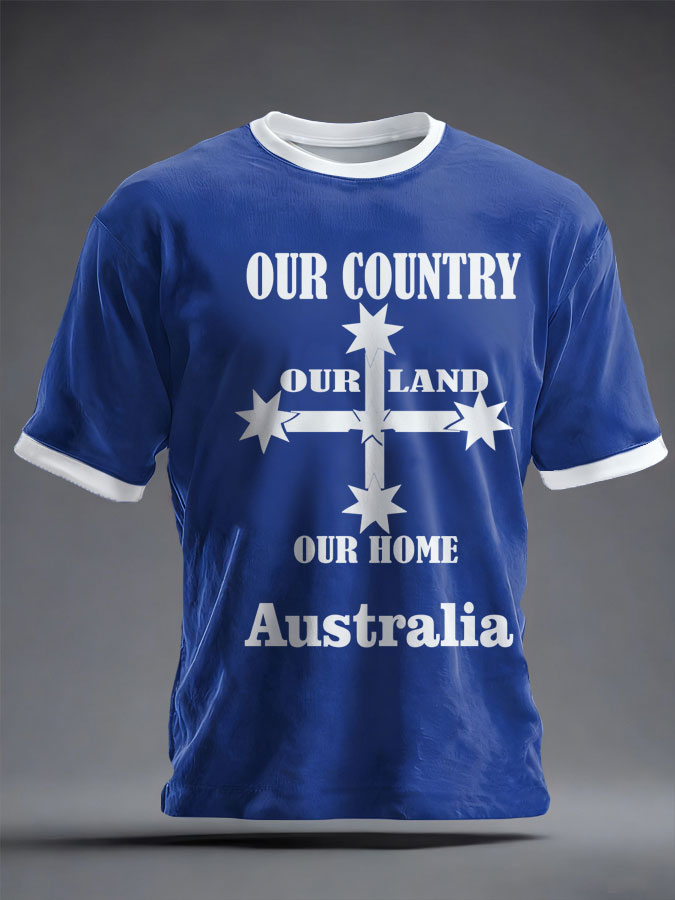Unisex AU Australia Day Printed T-shirt