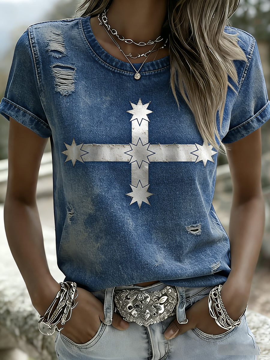 Women's Vintage Australian Holiday Casual Comfortable T-shirt