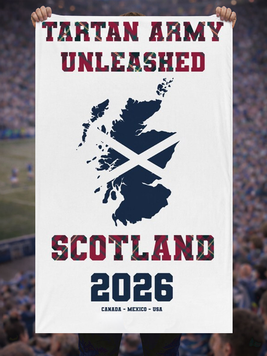 Scotland Football Lover Printed Sports Towel