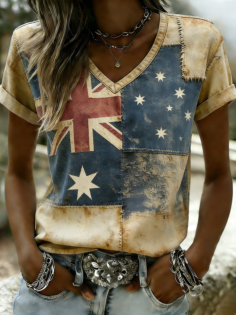 Women's Vintage Australian Holiday Casual Comfortable T-shirt