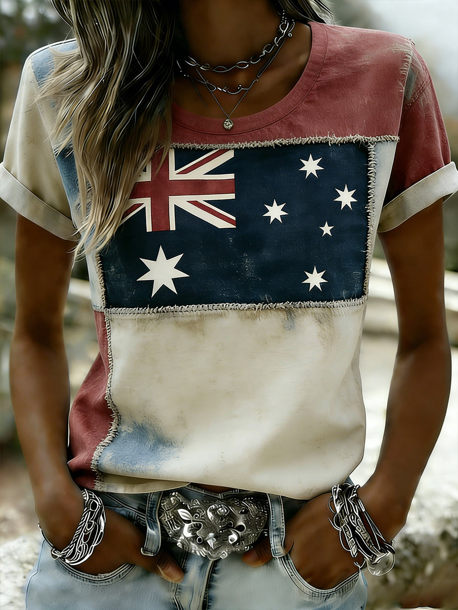 Women's Vintage Australian Holiday Casual Comfortable T-shirt