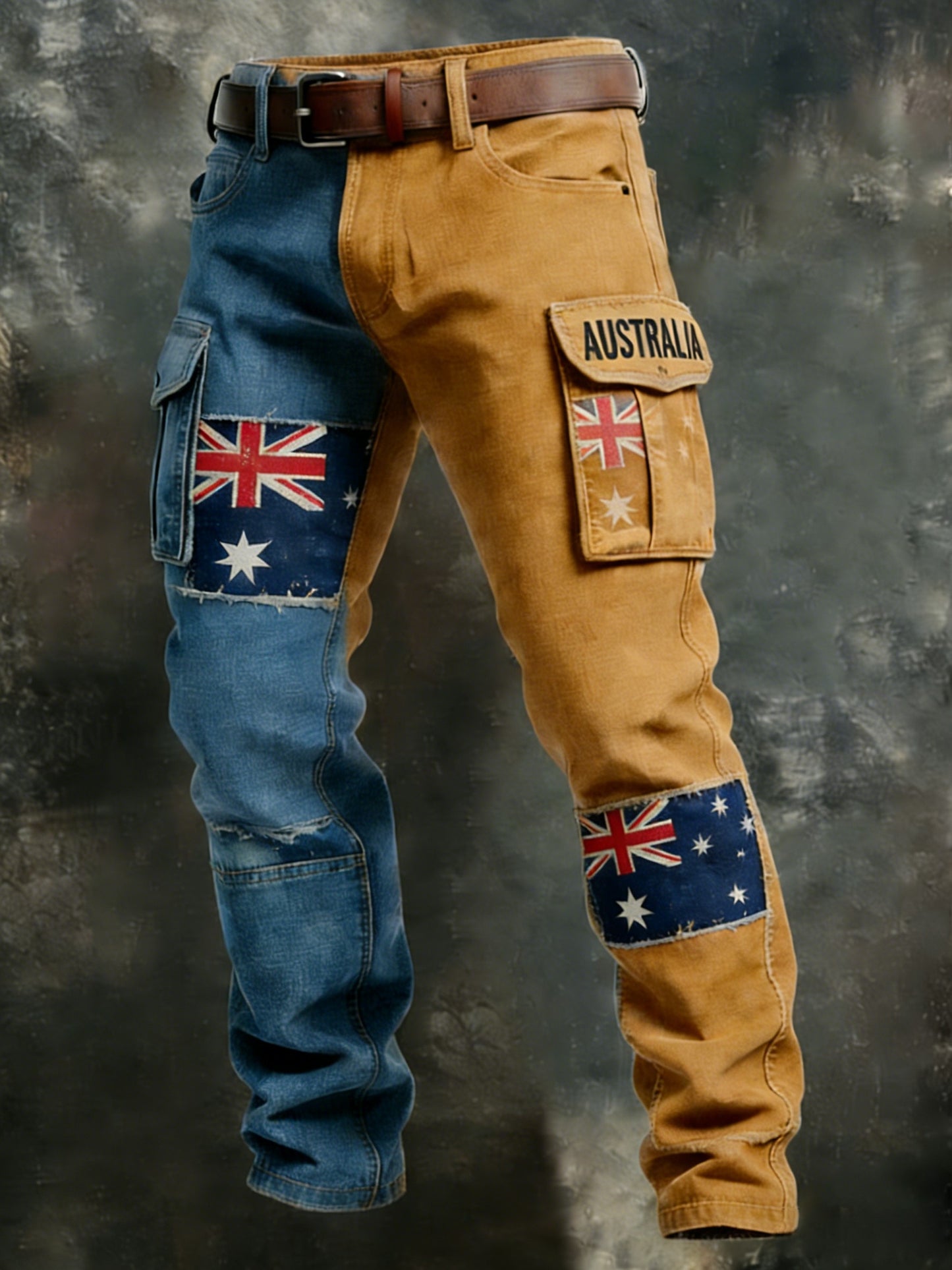 Men's Vintage Australian Holiday Business Style Casual Work Trousers