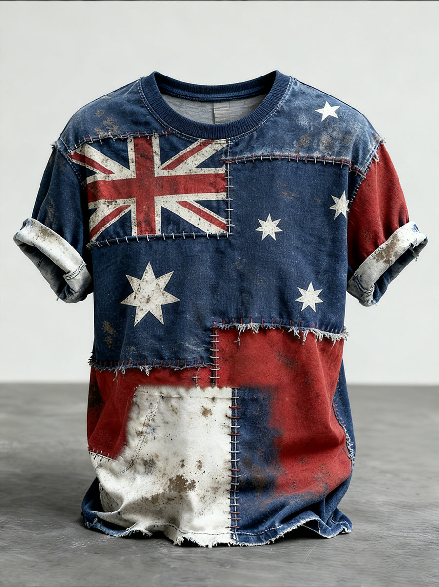 Men's Retro Australian Holiday Casual Fashion T-shirt