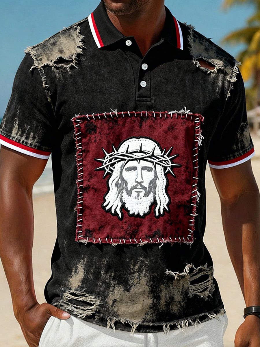 Men's Vintage Australian Holiday Smart Casual Polo Shirt
